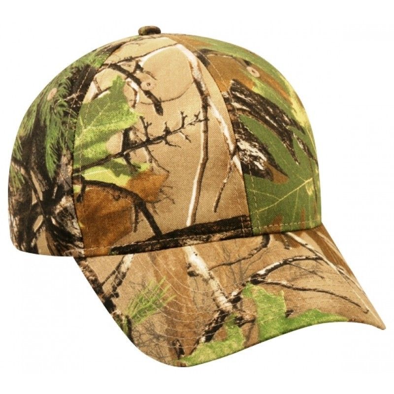 Classic Twill Camo Cap With Hook/ Loop Tape Closure