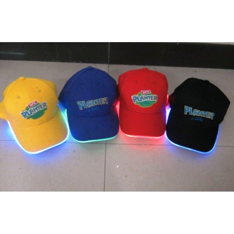 Twill Cotton Baseball Cap LED Light