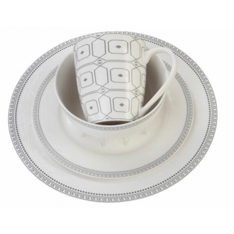 Promotional bulk creative design fine new bone china 16pc dinner sets ceramic 