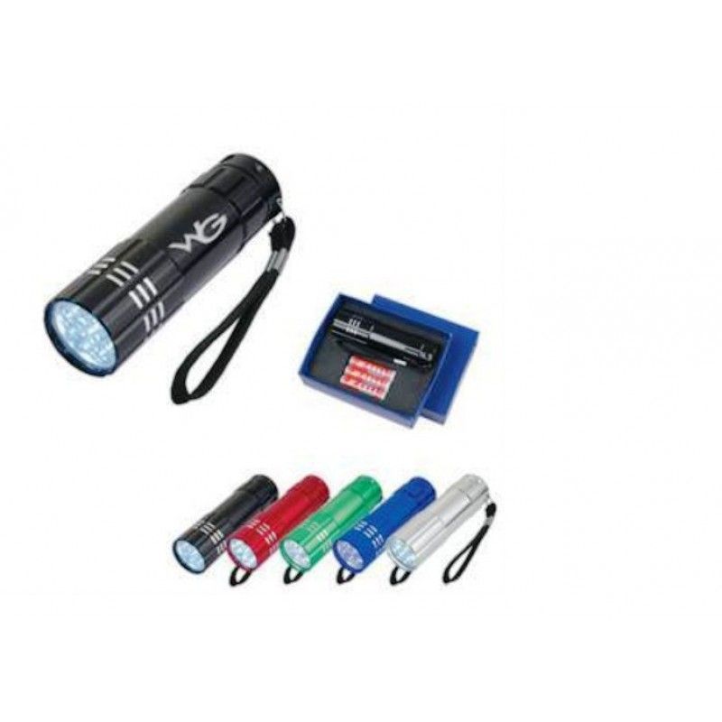 Aluminum LED Flashlight with Strap