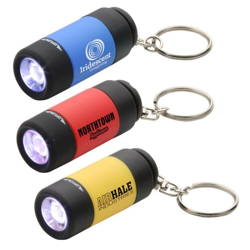 Twist Light LED Keychain