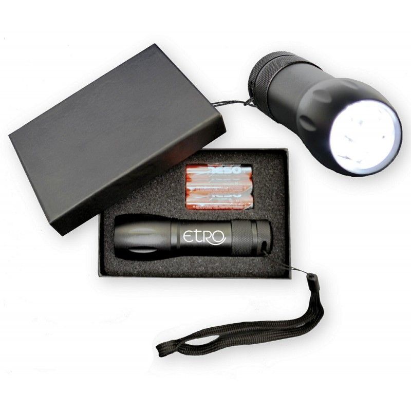 Aluminum Wide Body 9 LED Flashlight