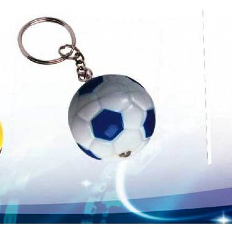 Soccer Ball LED Flashlight Keychain