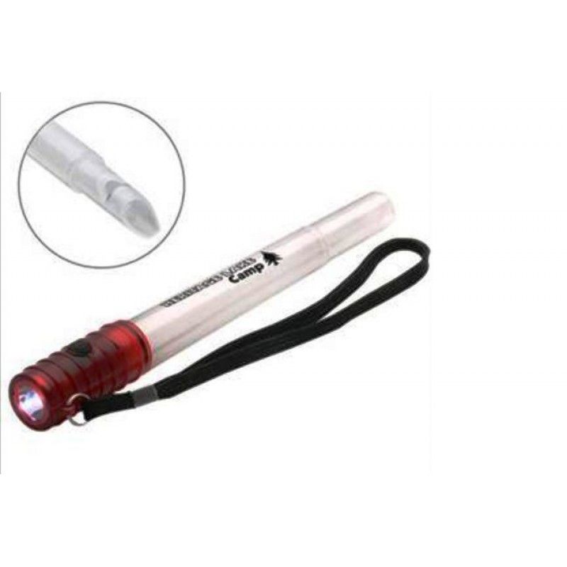 Emergency Flashing Light Wand with Safety Whistle