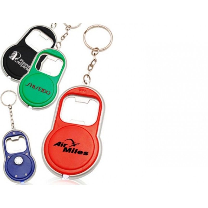 Bottle Opener Keychain with Led Light