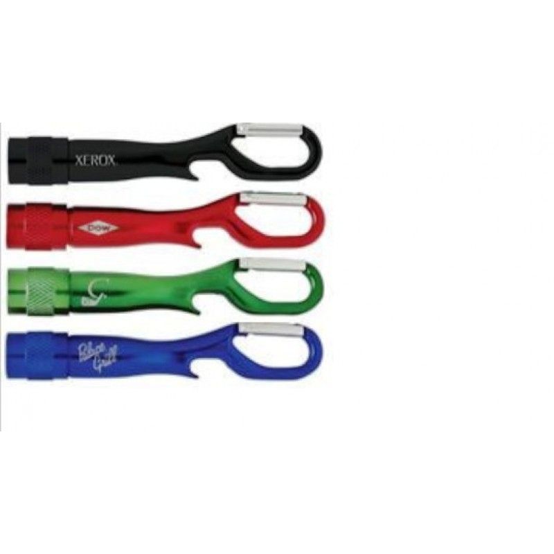 Mini Carabiner Clip Light Bottle Opener