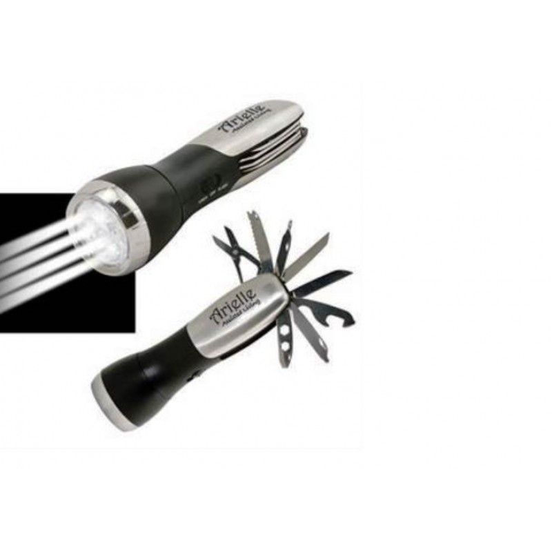 Fourteen-Function Flashlight Multi-Tool