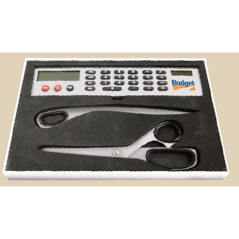 3 Piece Desk Gift Set (Calculator, Letter Opener & Scissors)