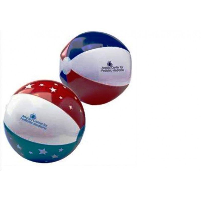 Patriotic Beach Ball, 16"