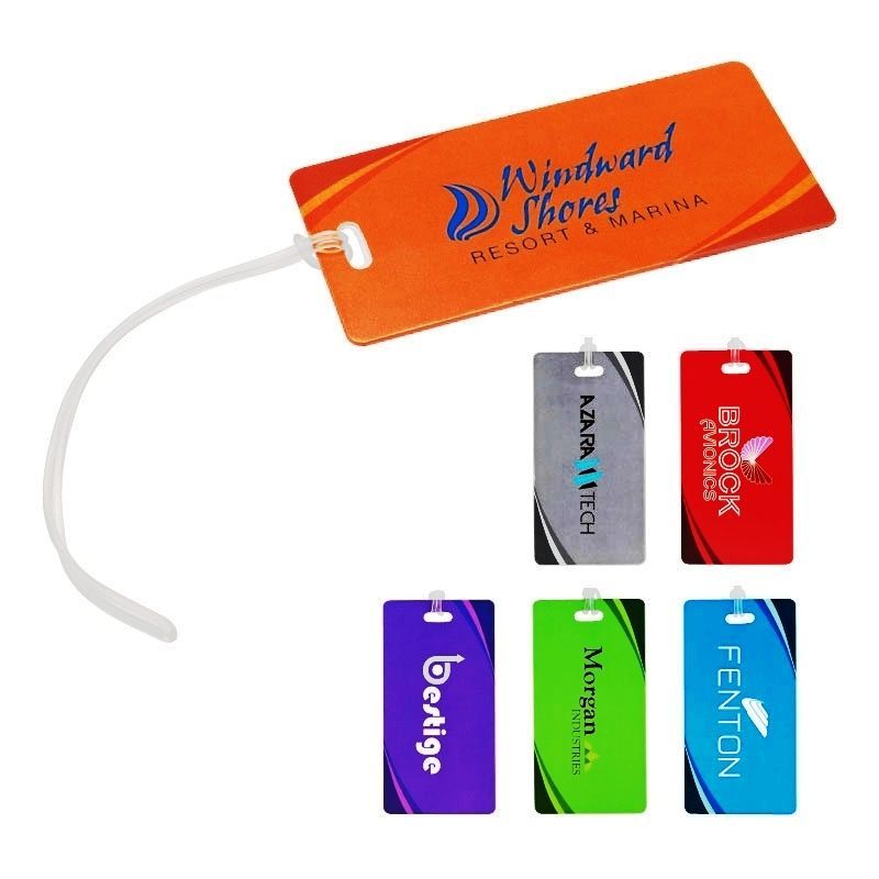 Luggage Tag W/ Wave Design