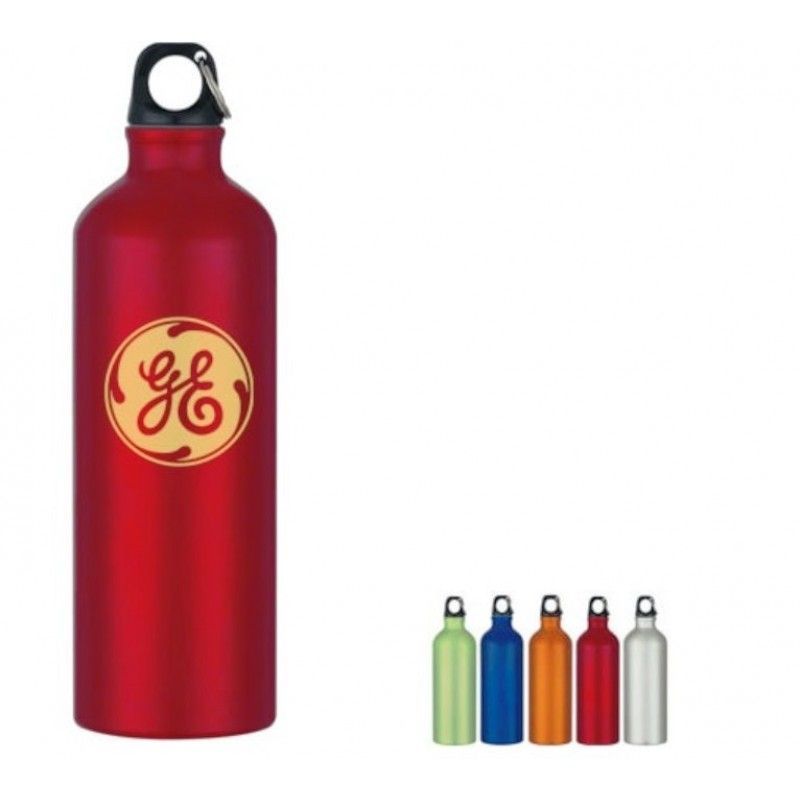 Aluminum Metallic Bike Bottle, 25oz