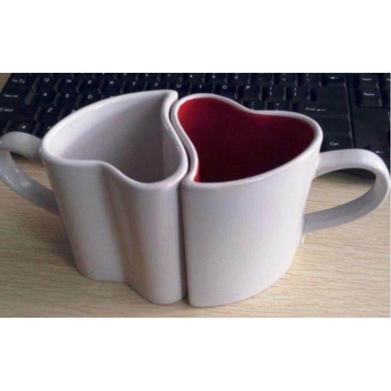 Promotional Heart Ceramic Mugs