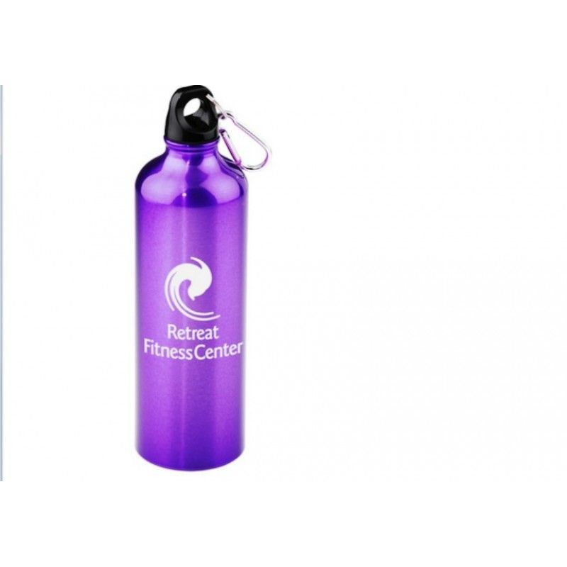 Pacific Aluminum Sport Bottle with Carabiner- 26oz.