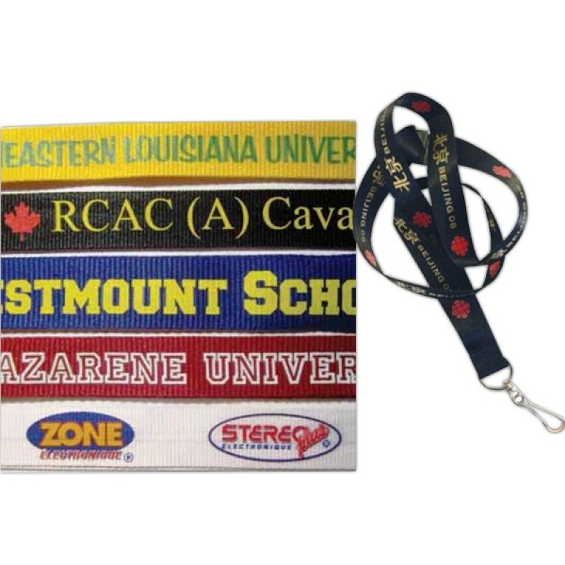 Promotional Silkscreened polyester lanyard