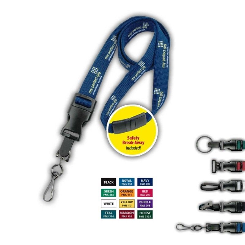 Promotional Advantage Detachable Break-away Lanyard