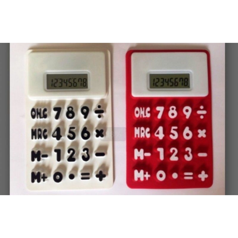 Silicon Split Flexible 8 Digital Calculator