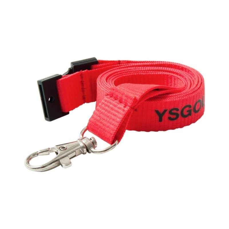 Promotional 15mm Flat Polyester Lanyard