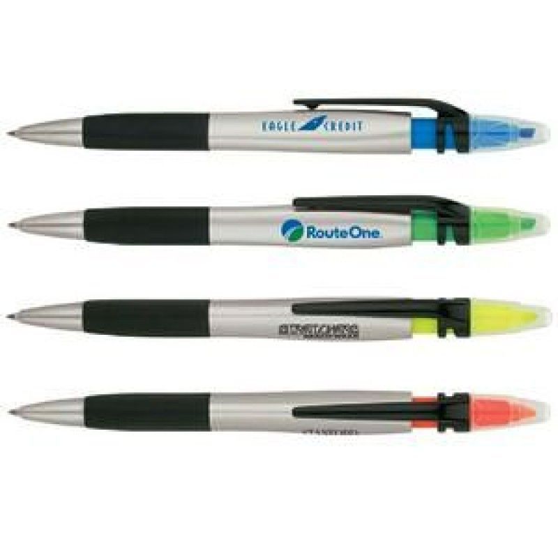 Promotional 2-in-1 Highlighter/Ballpoint Pen