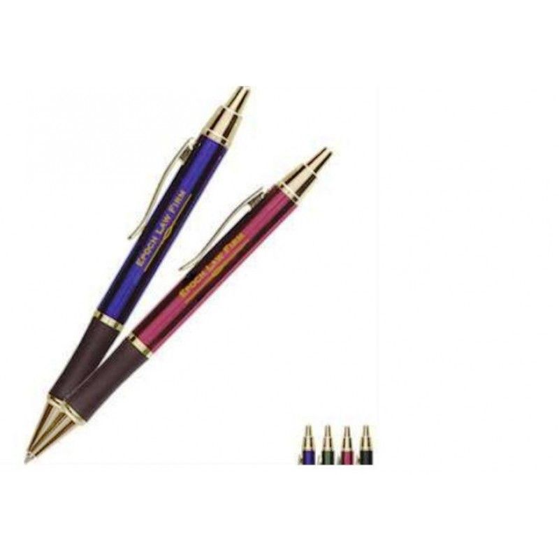 Promotional Ambassador Metal Gift Pen with Gold Trim