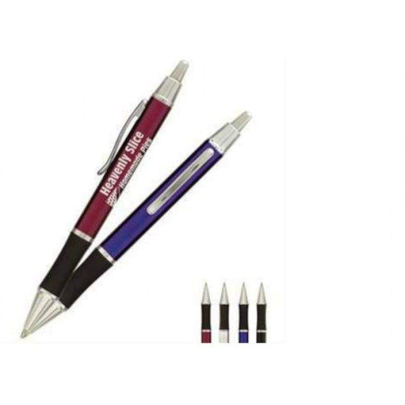 Promotional Ambassador Metal Gift Pen with Silver Trim