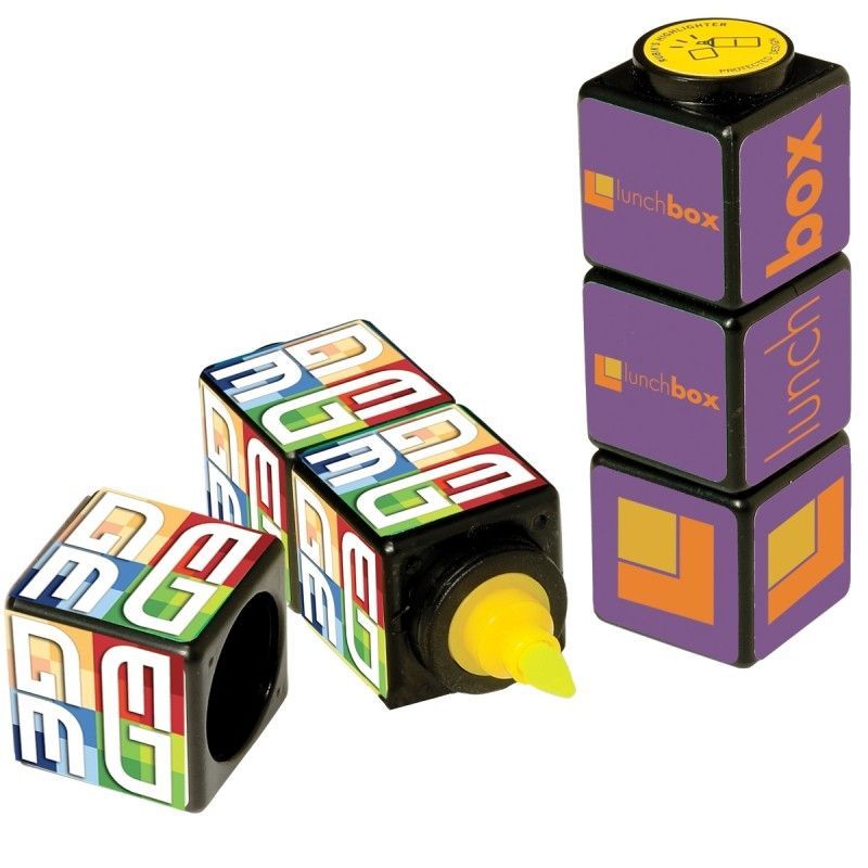 Promotional Custom Rubik's Highlighter