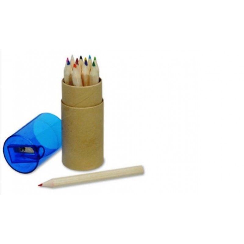 Promotional Colored Pencil And Sharpener Set