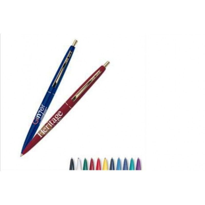 Promotional BIC(R) Clic(R) Pen Gold Trim