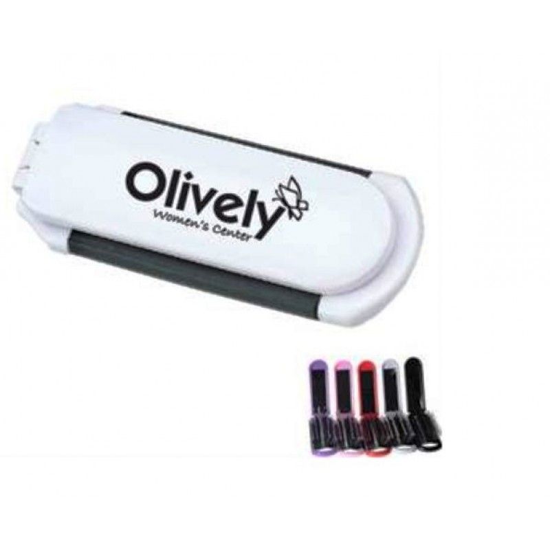 Promotional Folding Hair Brush & Mirror