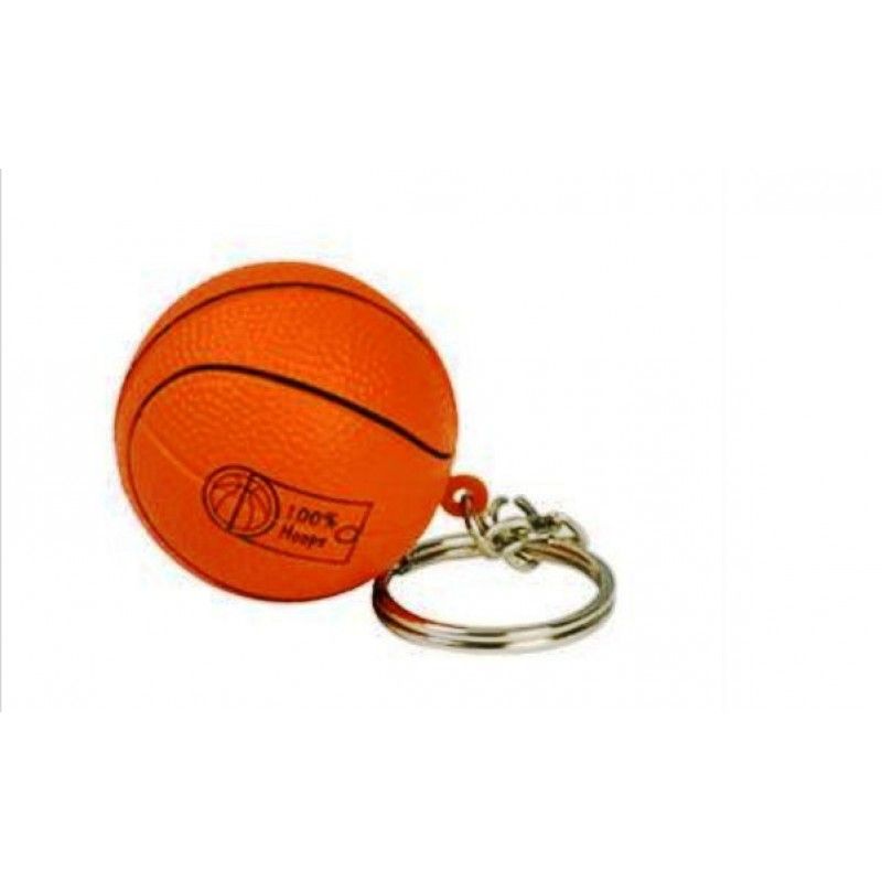 Promotional Basketball Stress Reliever Key Chain