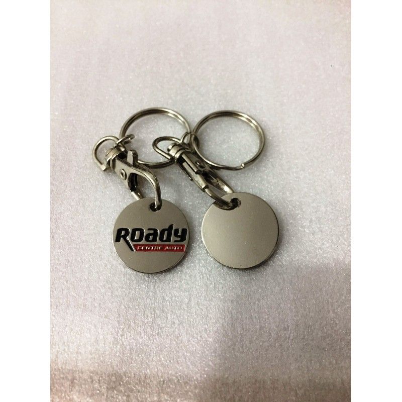 Promotional Zinc Alloy Metal Coin Keychain