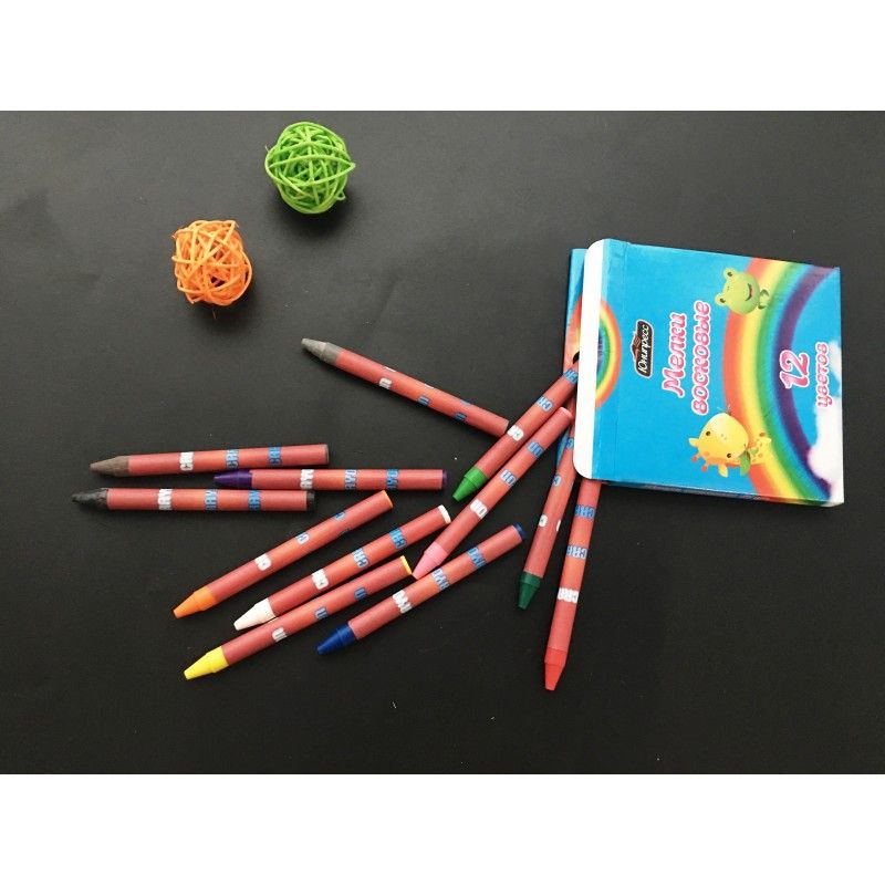 Promotional 12pcs color Crayon Pen Set