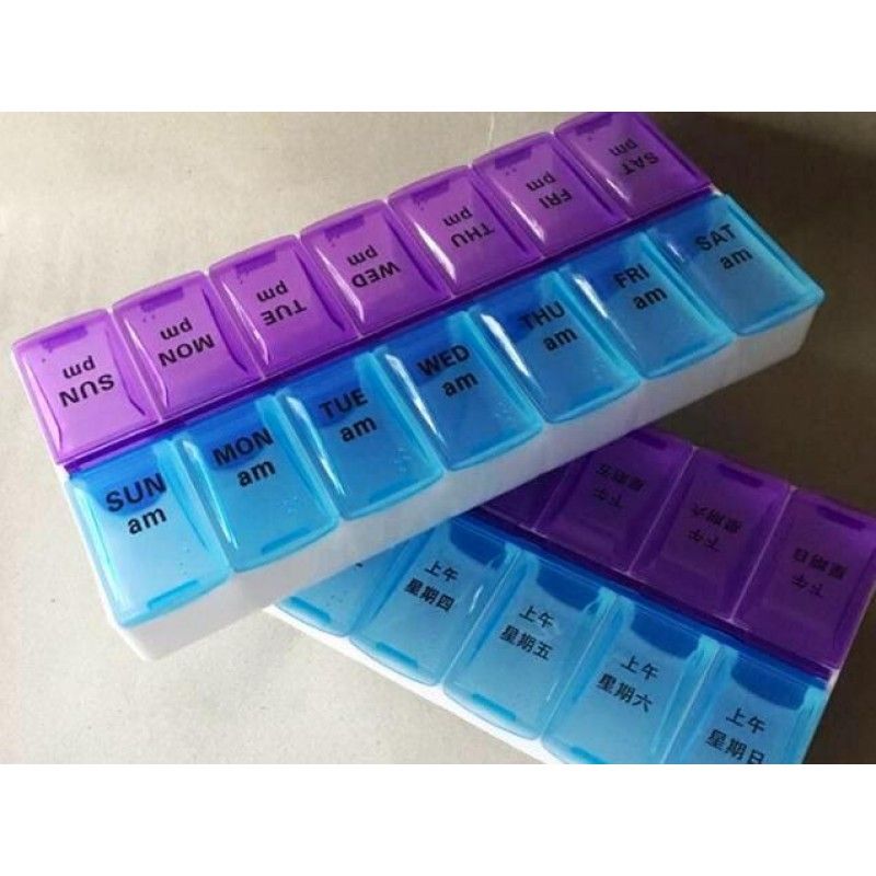 Promotional 14 days pill box