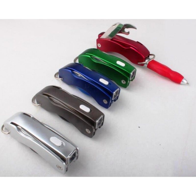 Promotional LED PEN TOOL KEYCHAIN