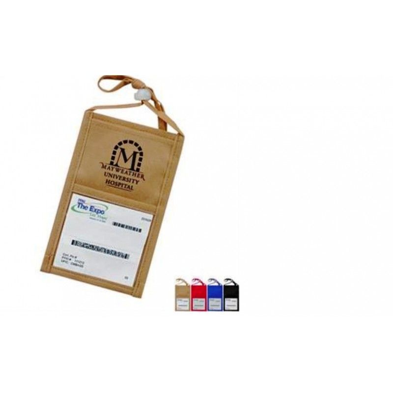 Promotional Travel ID Non-Woven Holder