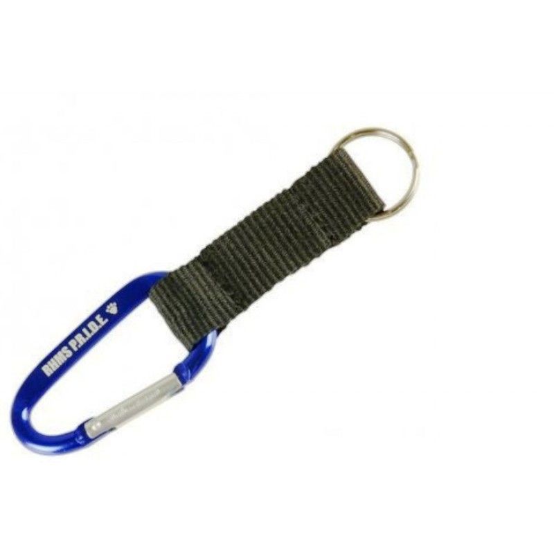 Promotional 60mm Carabiner w/ Key Strap