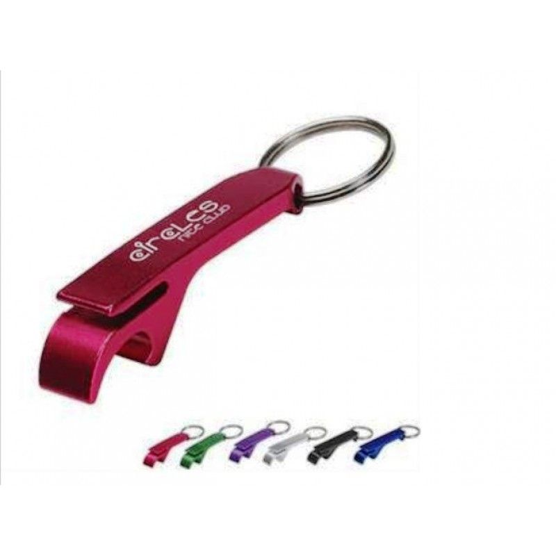 Promotional Aluminum Bottle & Can Opener Key Ring