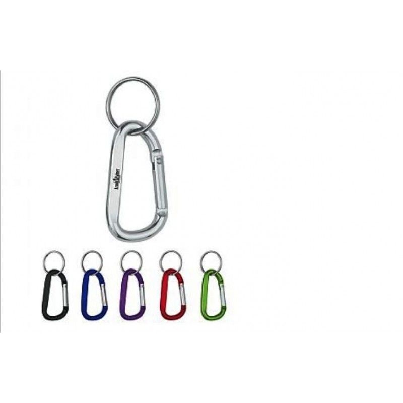 Promotional Carabiner with Split Ring - 8mm