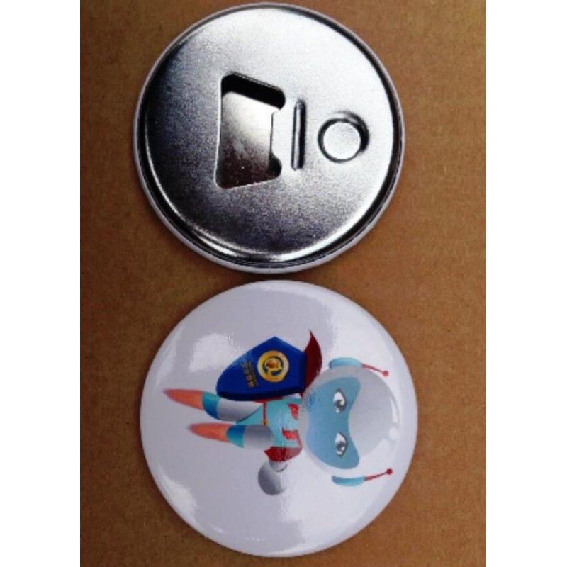 Promotional Button Tinplate Bottle Opener