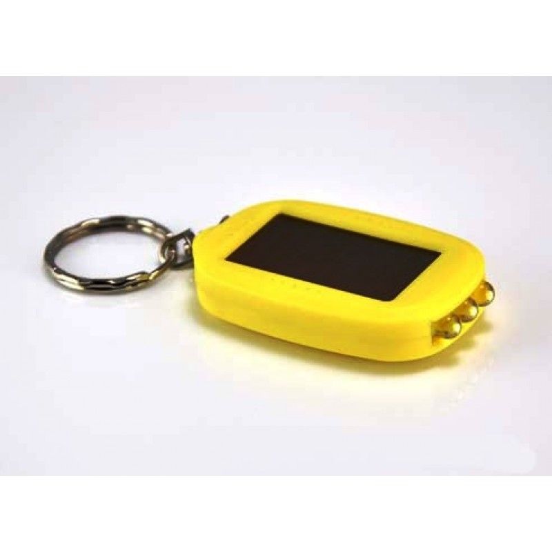 Promotional Solar LED Flashlight Keyring