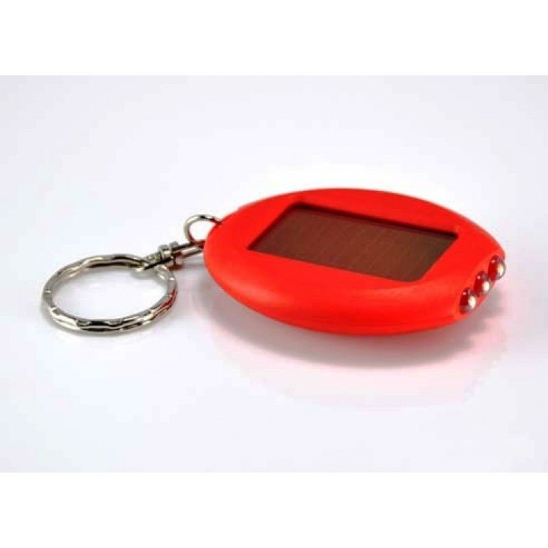 Promotional Mini Apple LED Solar Keyring