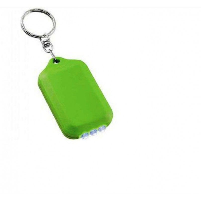 Promotional Colored Solar Flashlight Key Chain