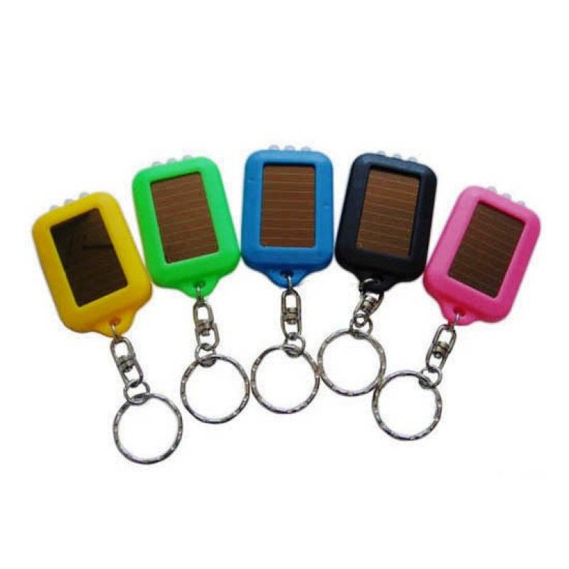 Promotional Promotonal Solar LED Flashlight Keychain