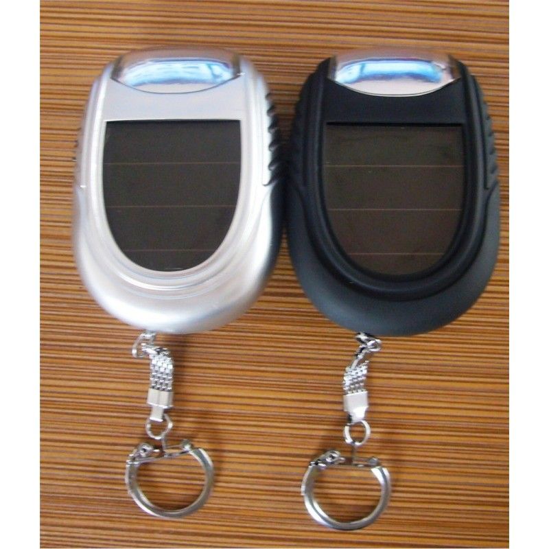 Promotional Solar Led Flashlight Keychain