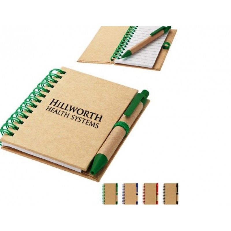 Promotional Junior Recycled Notebook & Pen