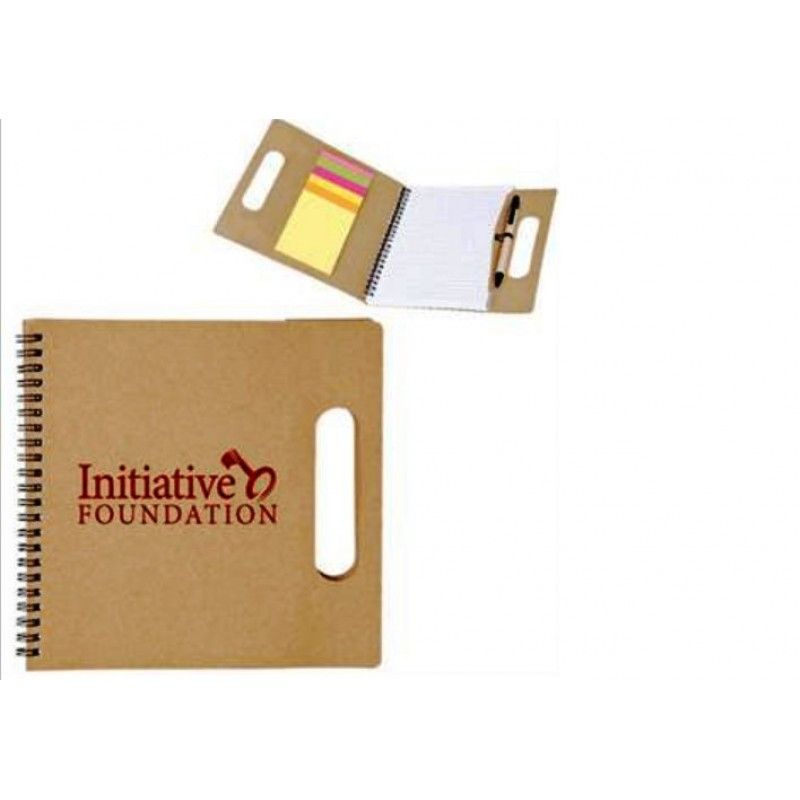 Promotional Handled Eco Notepad & Flag Set