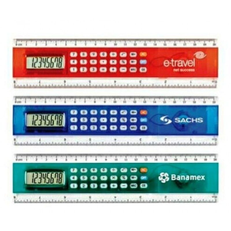 Promotional Light Saver Calculator Ruler