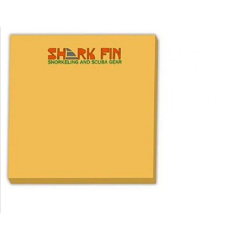 Promotional Pastel Colored 50 Sheet Adhesive Note Pads, 3" x 3"