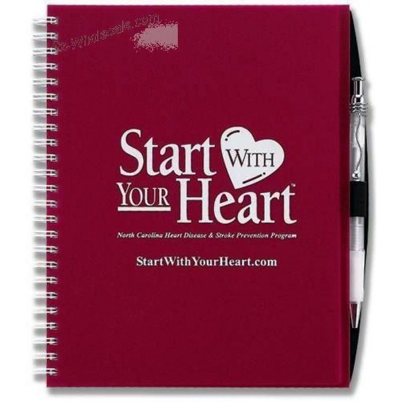 Promotional Poly Cover Pen Safe Journals