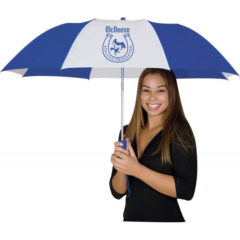 Promotional The Sport Two-tone Automatic Oversized Folding Umbrella