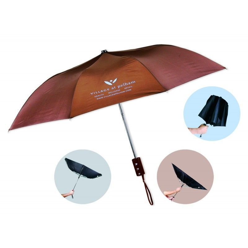 Promotional The Revolution Non Vented Wind Resistant Automatic Folding Umbrella